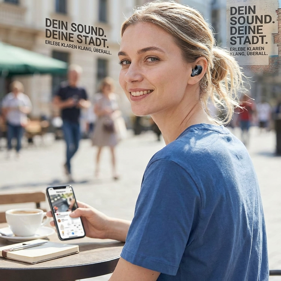 🎧 UniTalk™ Buds – KI Echtzeit-Übersetzer Kopfhörer